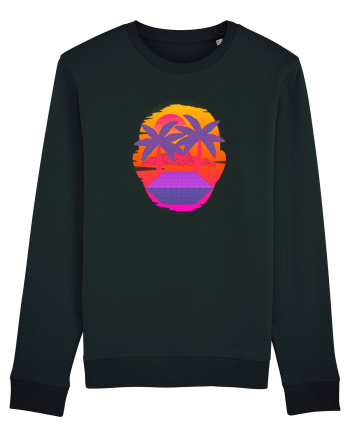 Retro Vapor Wave Man Black