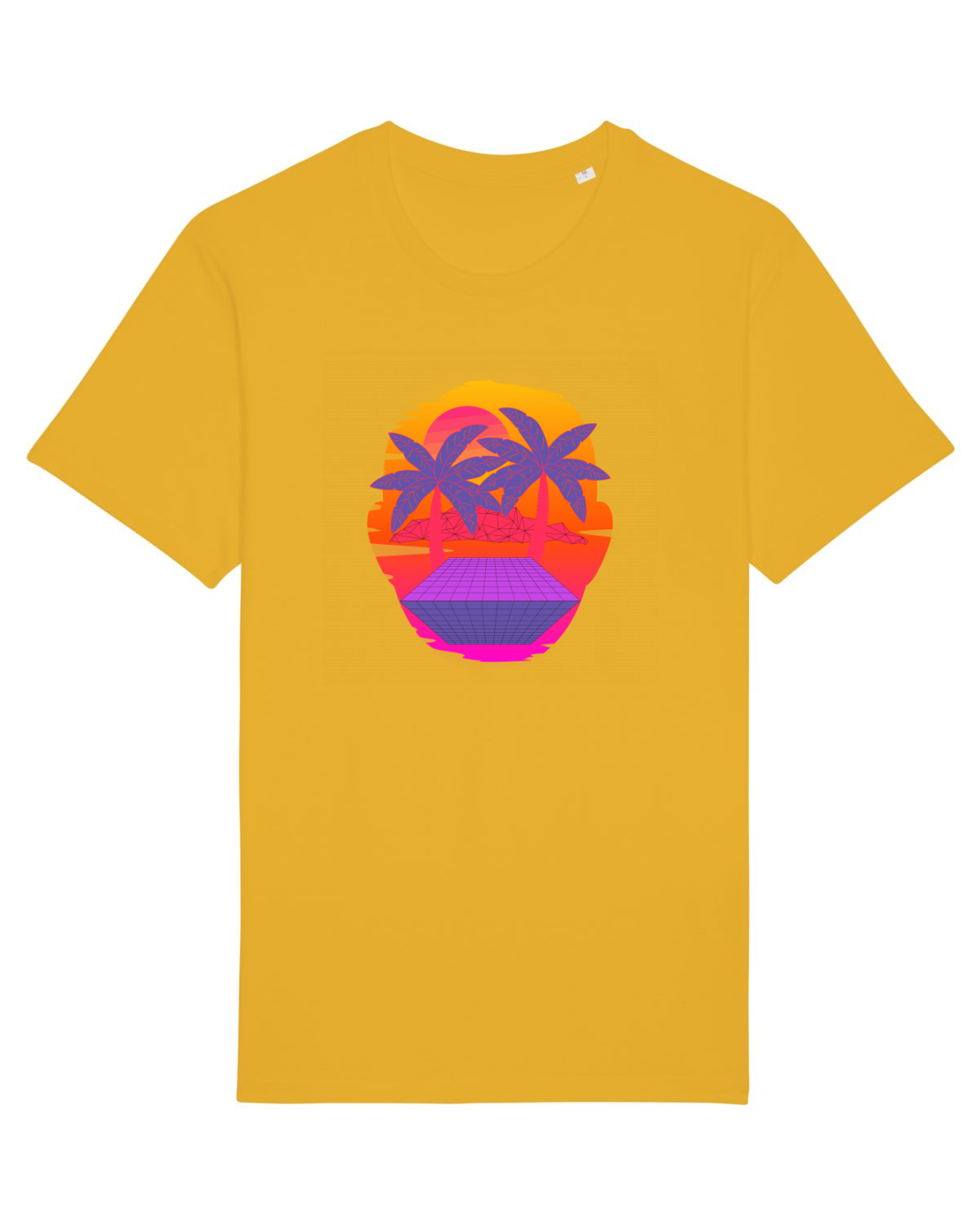 Tricou mânecă scurtă Unisex Rocker Spectra Yellow