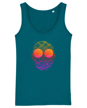 Retro Vapor Wave Man Ocean Depth