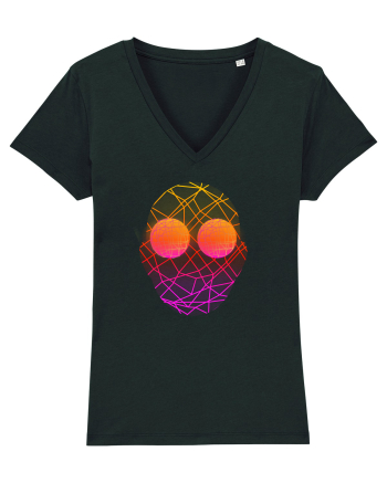 Retro Vapor Wave Man Black