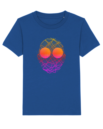 Retro Vapor Wave Man Majorelle Blue