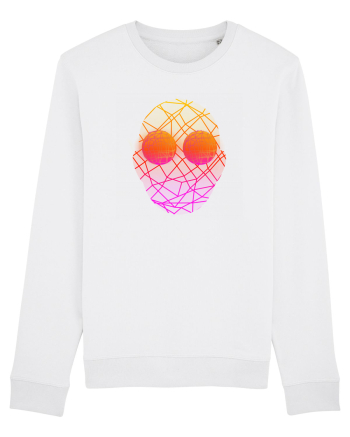 Retro Vapor Wave Man White