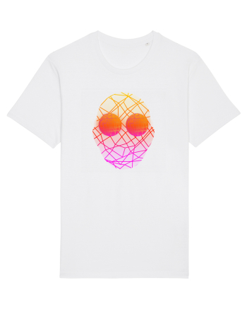 Retro Vapor Wave Man White