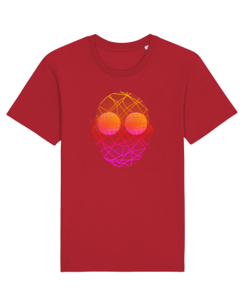Retro Vapor Wave Man Red
