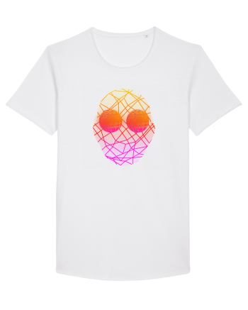 Retro Vapor Wave Man White