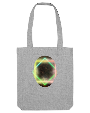 Retro Vapor Wave Man Heather Grey