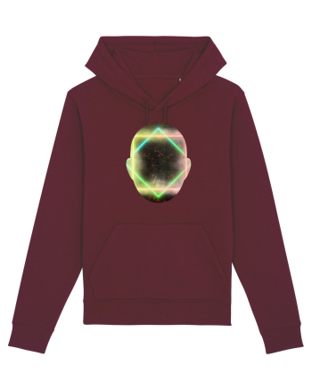 Retro Vapor Wave Man Burgundy