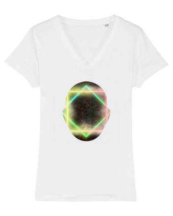 Retro Vapor Wave Man White