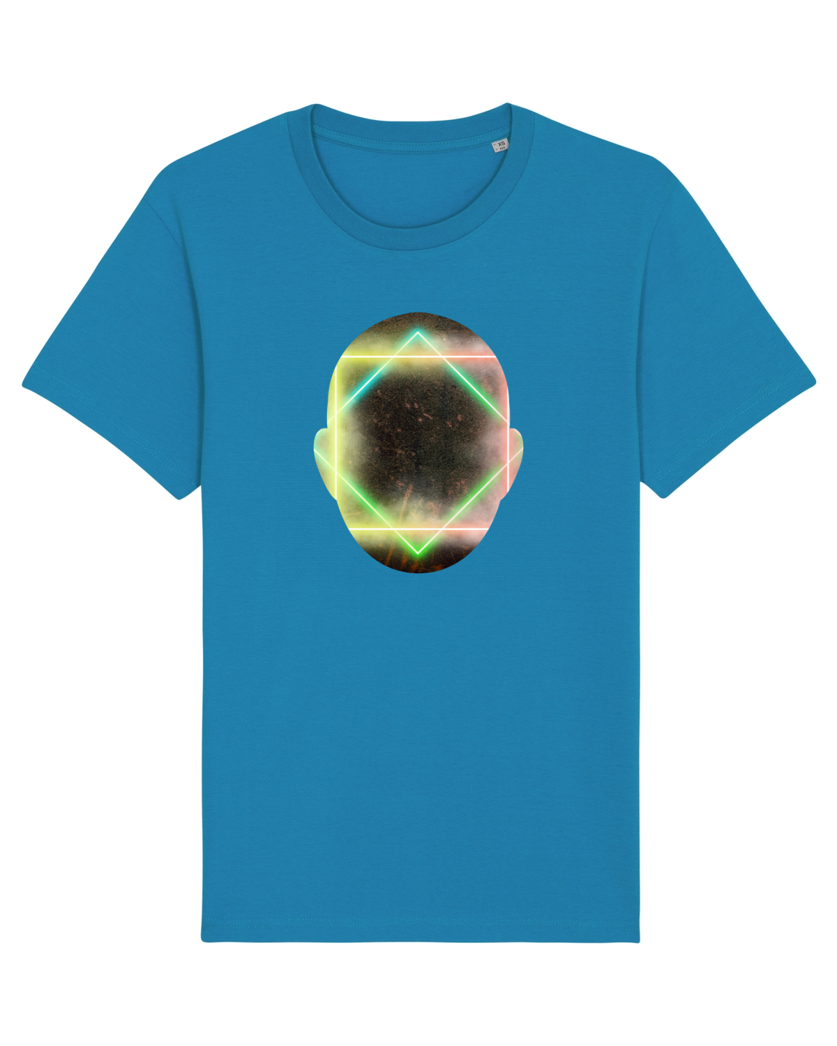 Tricou mânecă scurtă Unisex Rocker Azur