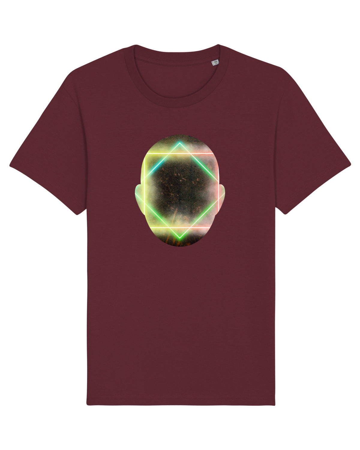 Tricou mânecă scurtă Unisex Rocker Burgundy