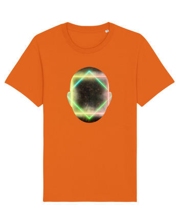Retro Vapor Wave Man Bright Orange