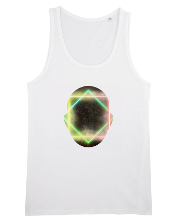 Retro Vapor Wave Man White