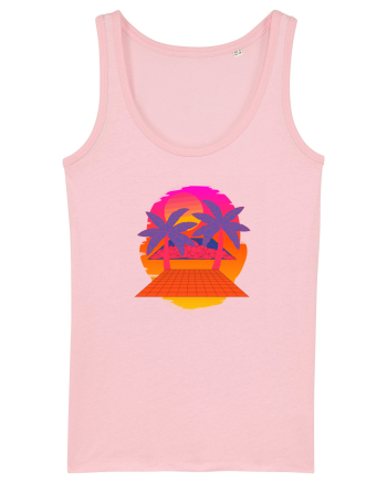 Retro Vapor Wave Man Cotton Pink