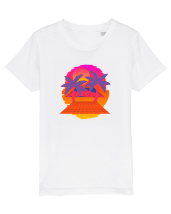 Retro Vapor Wave Man White