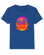 Retro Vapor Wave Man Tricou mânecă scurtă  Copii Mini Creator