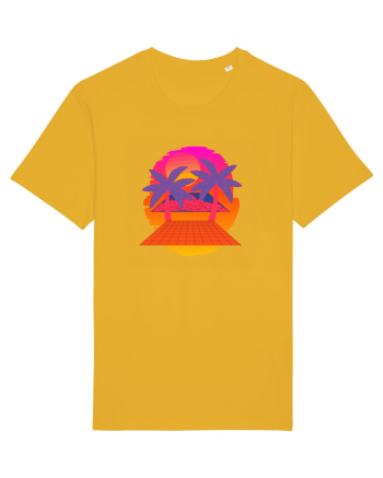 Retro Vapor Wave Man Spectra Yellow