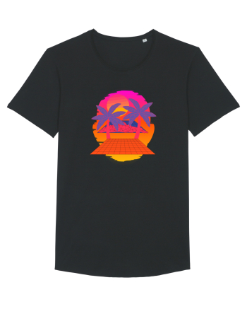 Retro Vapor Wave Man Black