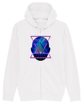 Retro Vapor Wave Man White