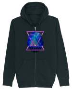 Retro Vapor Wave Man Hanorac cu fermoar Unisex Connector
