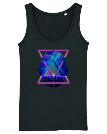 Retro Vapor Wave Man Black