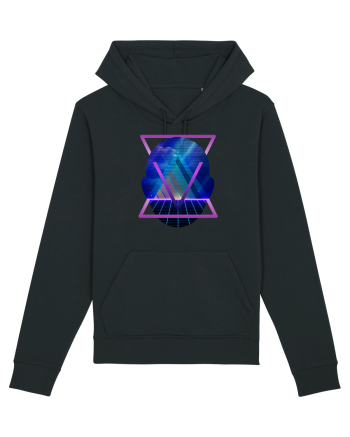 Retro Vapor Wave Man Black