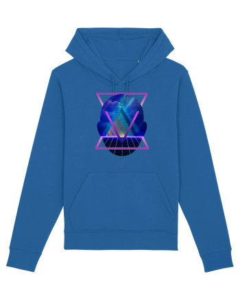 Retro Vapor Wave Man Royal Blue