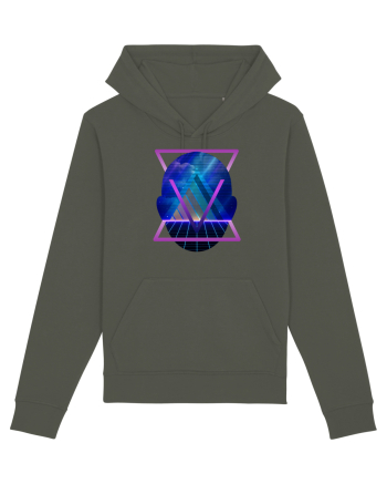 Retro Vapor Wave Man Khaki