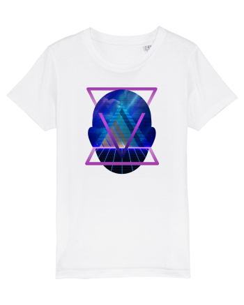 Retro Vapor Wave Man White