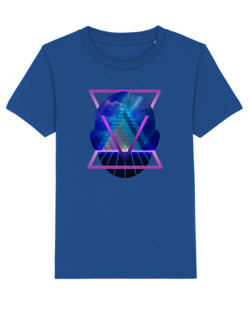 Retro Vapor Wave Man Majorelle Blue