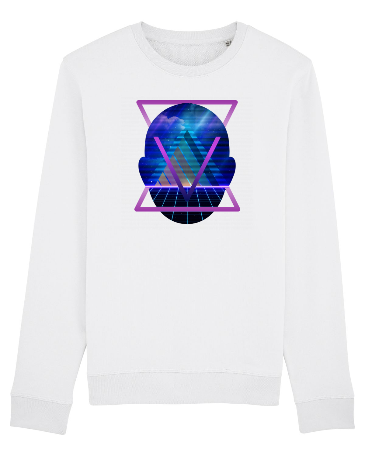 Bluză mânecă lungă Unisex Rise White