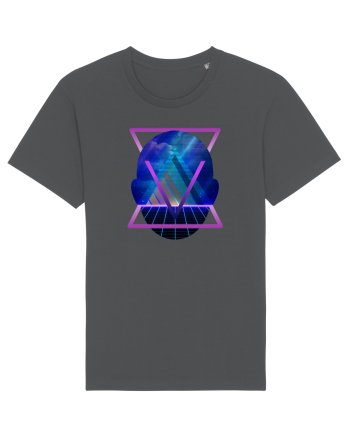 Retro Vapor Wave Man Anthracite