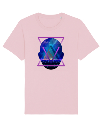 Retro Vapor Wave Man Cotton Pink