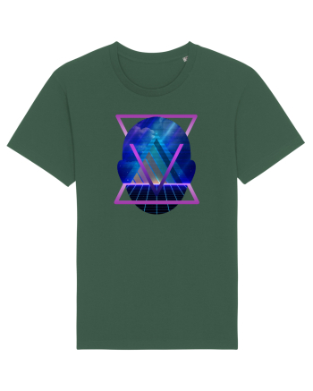 Retro Vapor Wave Man Bottle Green