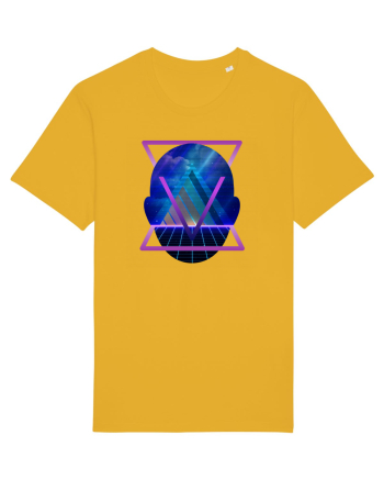 Retro Vapor Wave Man Spectra Yellow