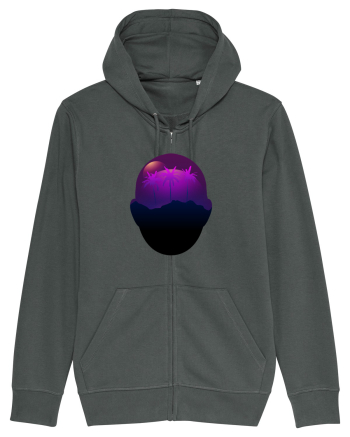 Retro Vapor Wave Man Anthracite