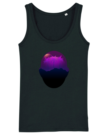 Retro Vapor Wave Man Black