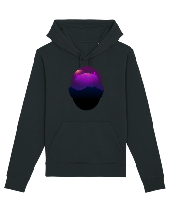 Retro Vapor Wave Man Black