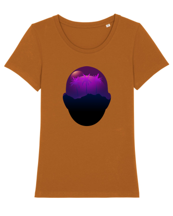 Retro Vapor Wave Man Roasted Orange