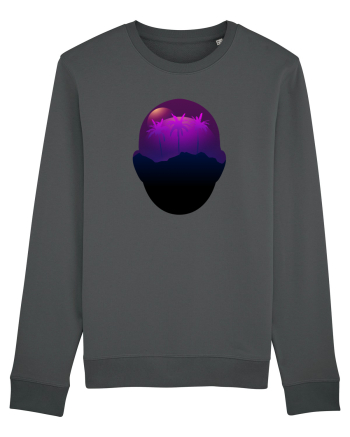 Retro Vapor Wave Man Anthracite