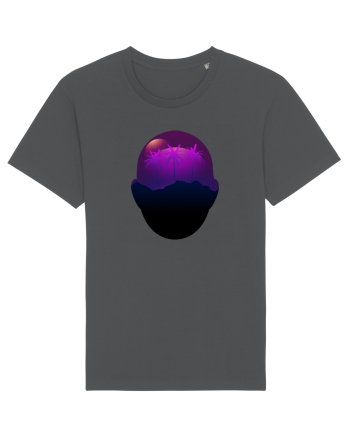 Retro Vapor Wave Man Anthracite