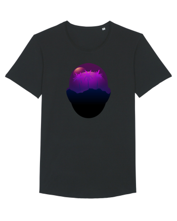 Retro Vapor Wave Man Black