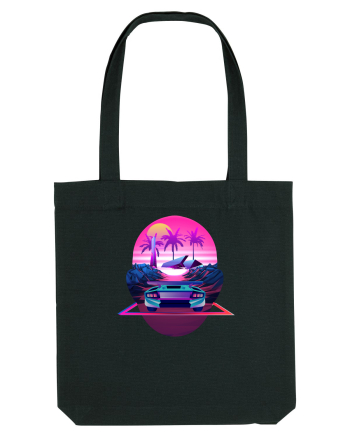 Retro Vapor Wave Man Black