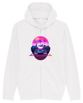 Retro Vapor Wave Man White