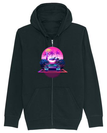 Retro Vapor Wave Man Black