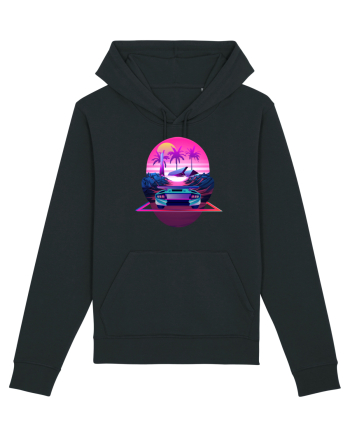 Retro Vapor Wave Man Black