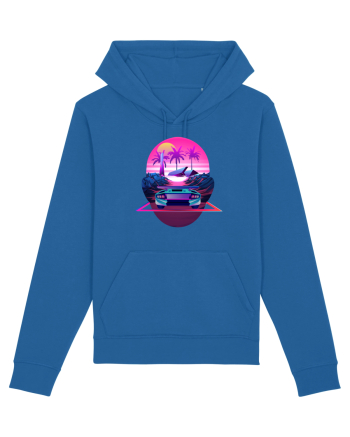 Retro Vapor Wave Man Royal Blue