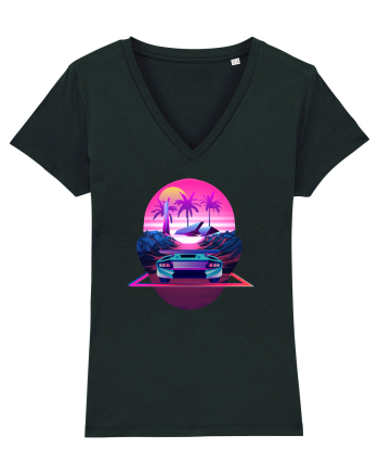 Retro Vapor Wave Man Black