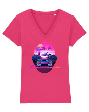 Retro Vapor Wave Man Raspberry