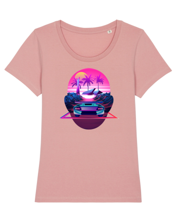 Retro Vapor Wave Man Canyon Pink