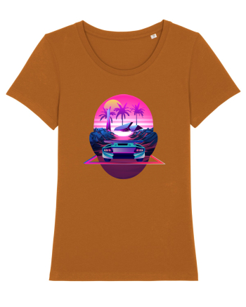Retro Vapor Wave Man Roasted Orange